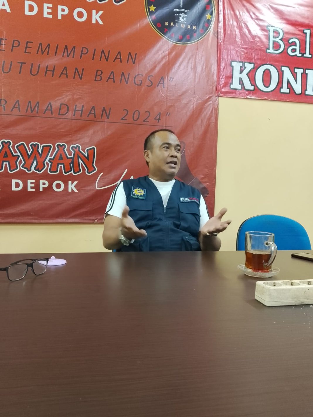 Ketua Partai Buruh Kota Depok, Wido Pratikno